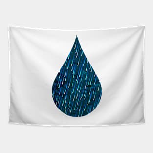 Electric Rain Tapestry