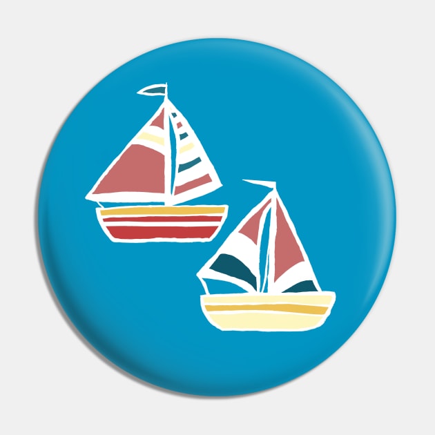 Sailboats Pin by tangerinetane