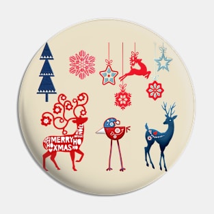 Christmas Tree Items Pin