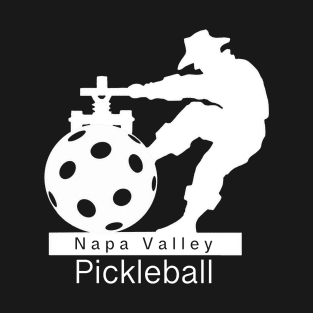 Napa Valley Pickleball Crusher (crest + back) T-Shirt