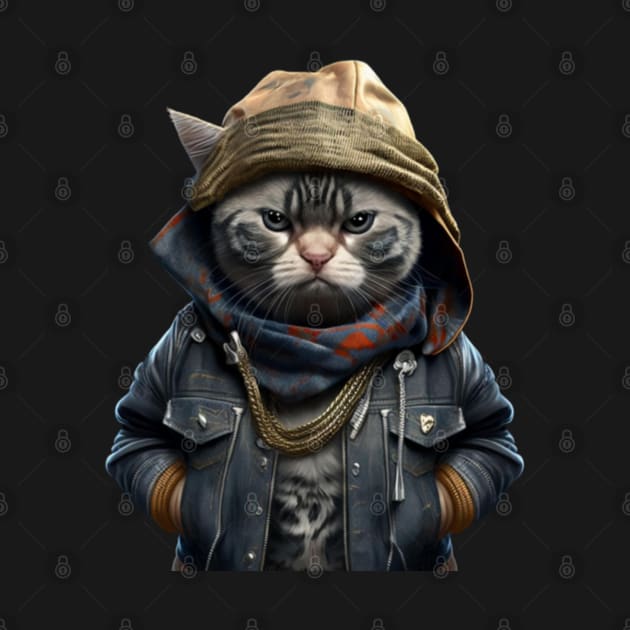 Cat Wearing a Jacket by Tari Company