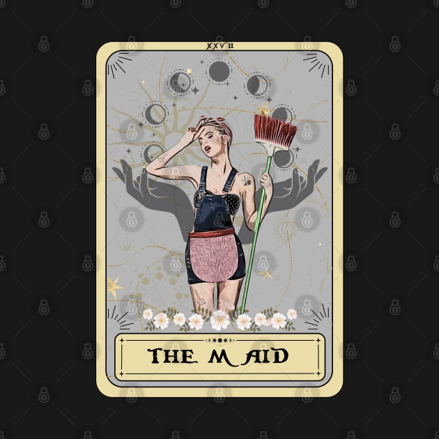 The Maid Tarot Card, Cleaning by AlquimiaDesign