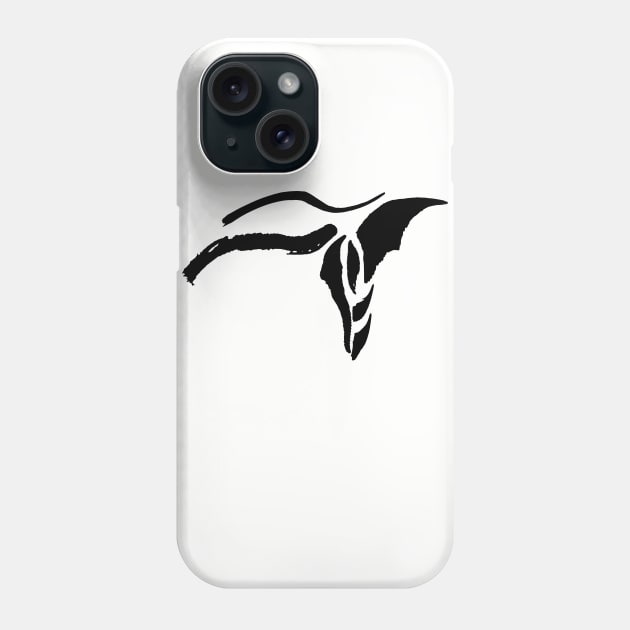 Lord Anubis Symbol Paint Stroke Phone Case by shellysom91