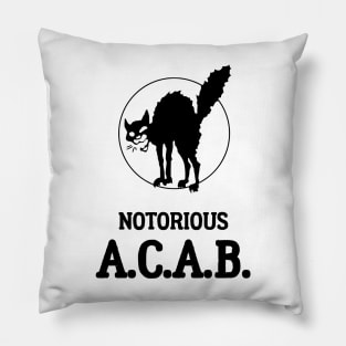 Notorious A.C.A.B. Pillow