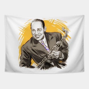 Coleman Hawkins - An illustration by Paul Cemmick Tapestry