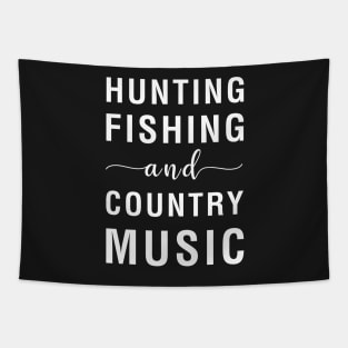 Hunting Fishing And Country Music Tapestry
