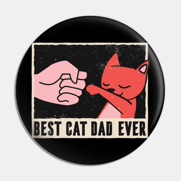 Best Cat Dad Ever Pin by vexeltees