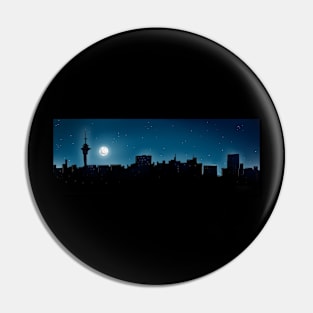 Pop Art Cityscape Pin