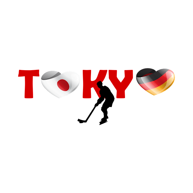 Hockey in Tokyo - team Germany (DE) by ArtDesignDE