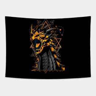 vintage dragon japanese Tapestry