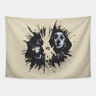 Cats VS Dogs Tapestry