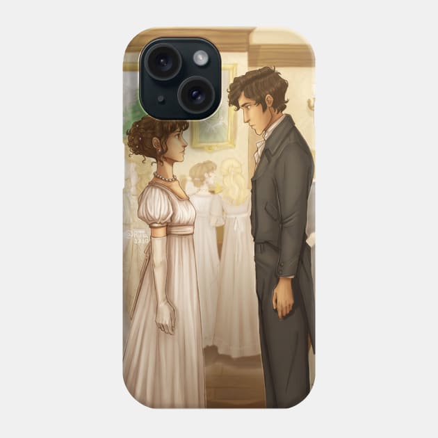 Lizzie and Darcy Phone Case by ritta1310