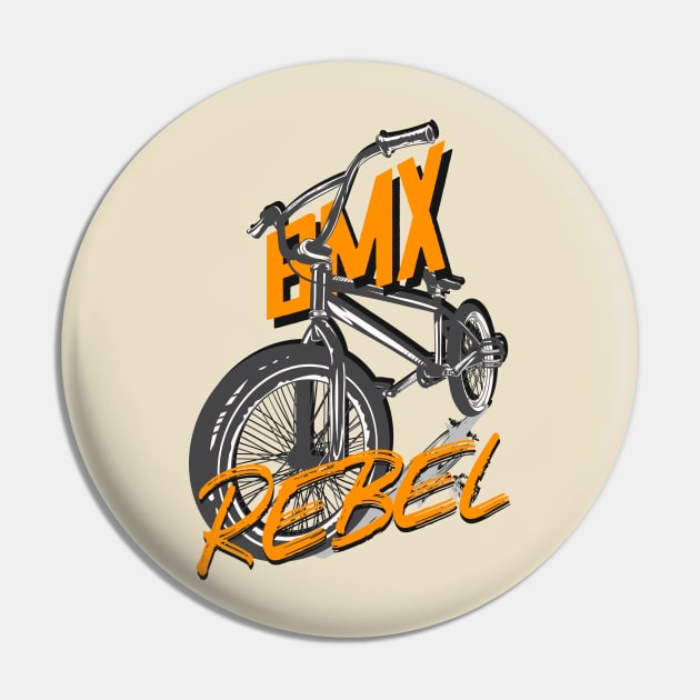 BMX Rebel Pin by Foxxy Merch