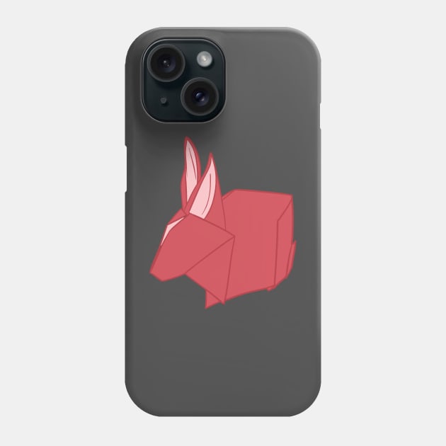 Origami Red Bunny _ Bunniesmee Phone Case by GambarGrace