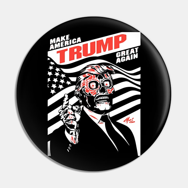 trump Pin by FUNNY LIFE