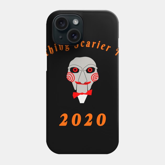 Halloween Nothing Scarier Than 2020, Scary Face Shirt, Funny Shirt, Funny Halloween Quarantine Shirt, Unisex, Scream, Year 2020, Gift Phone Case by flooky