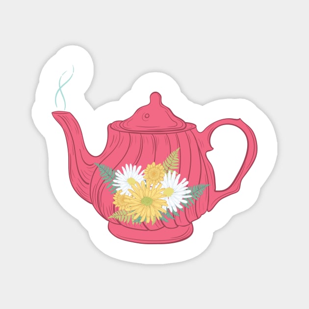 Colorful Kettle Magnet by SWON Design