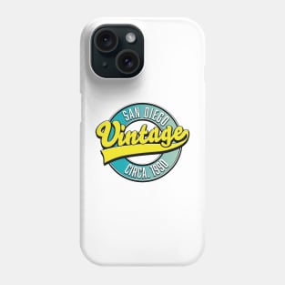 San diego Vintage 1990 logo Phone Case