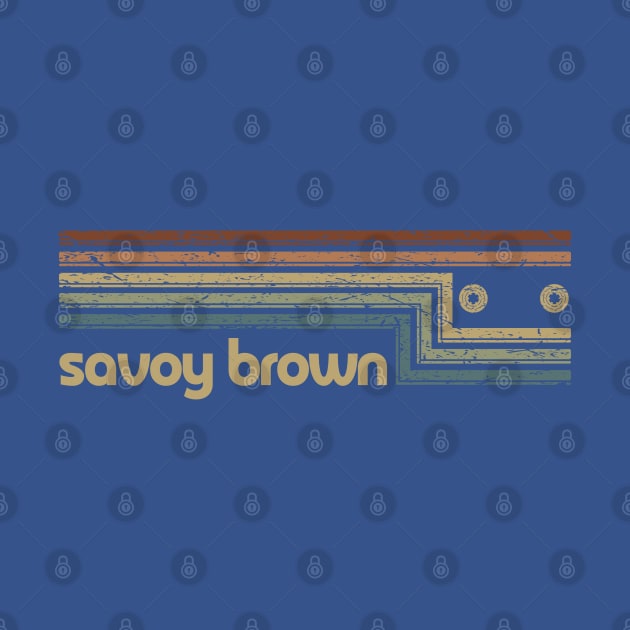 Savoy Brown Cassette Stripes by casetifymask