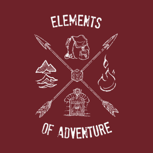 Elements of Adventure - white T-Shirt