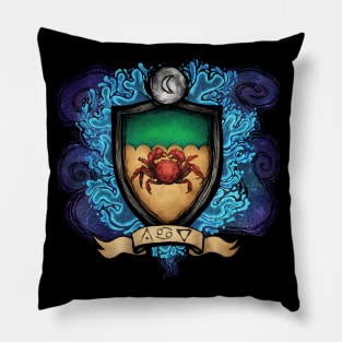 Zodiac Heraldry - Cancer Pillow