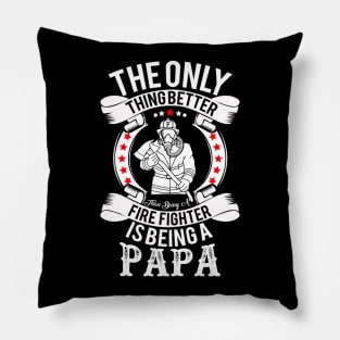 Fire Fighter Design Cute Dads Firefighter Design Pillow