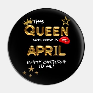 April Birthday Pin