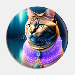 Galactic British Shorthair Pin