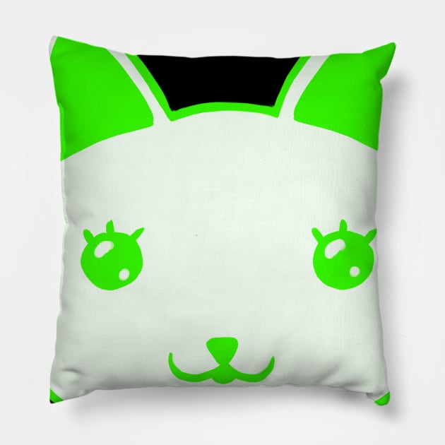 Kitty Acid Pillow by asteltainn