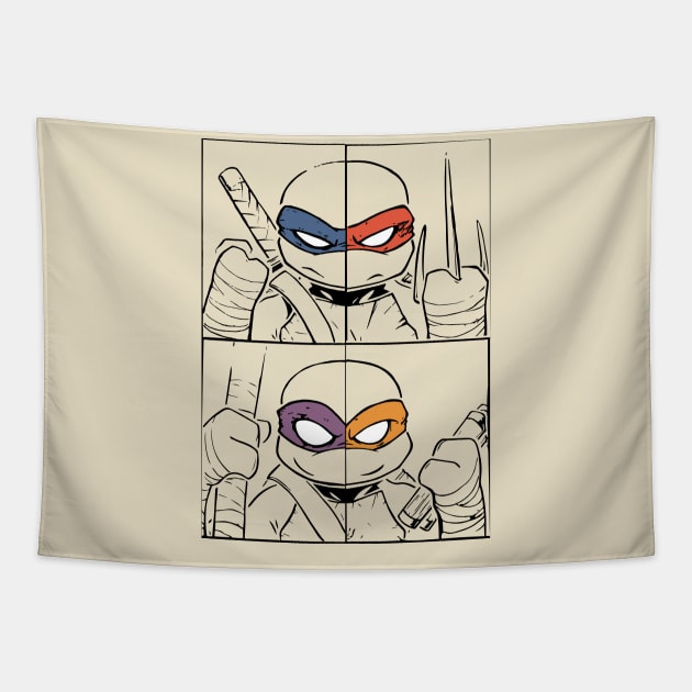 Teenage Mutant Ninja Turtles Tapestry by JJFDesigns