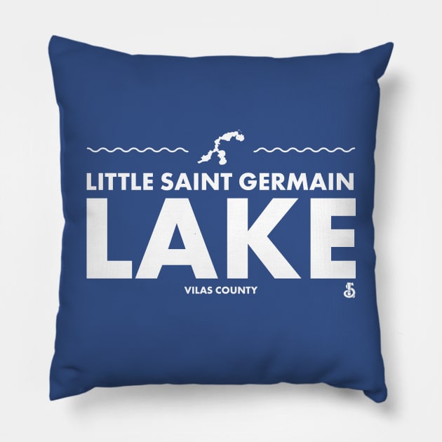 Vilas County, Wisconsin - Little Saint Germain Pillow by LakesideGear