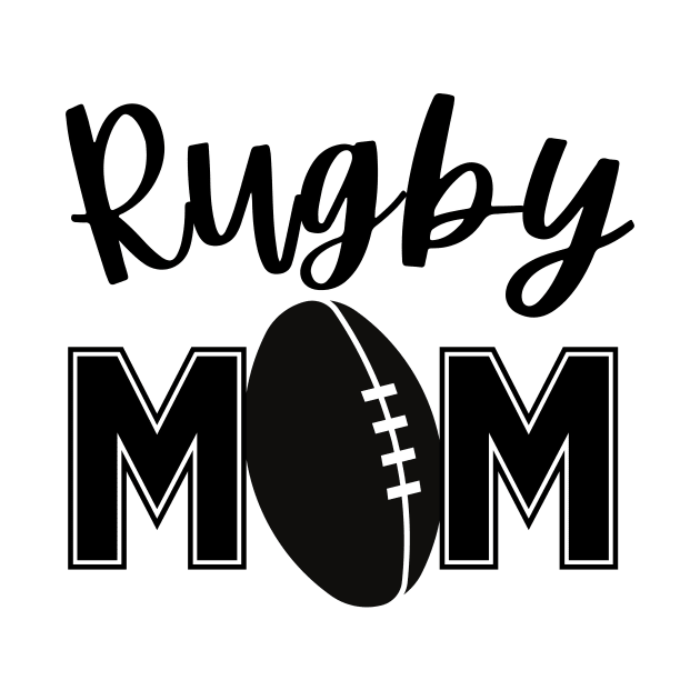 Rugby Mom Meme Gift Idea by Lottz_Design 