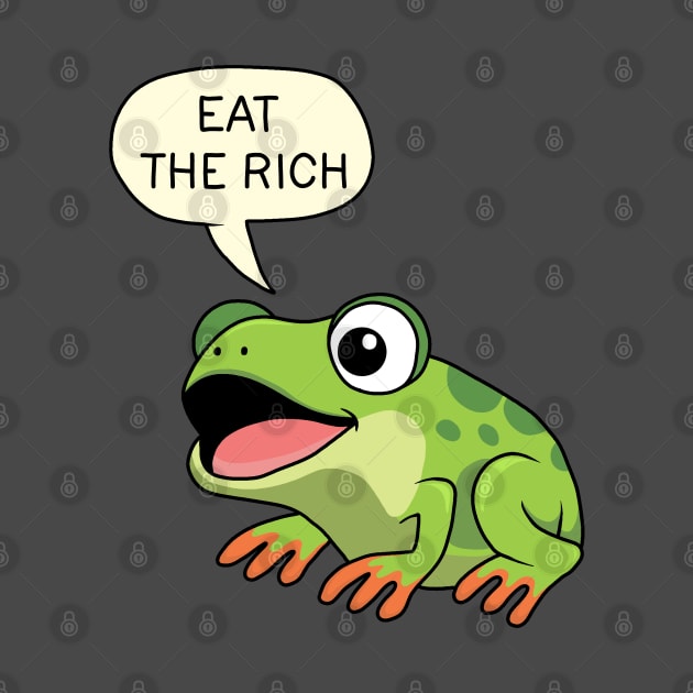 Eat The Rich - Frog by valentinahramov