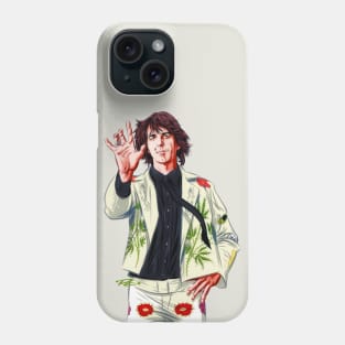 Gram Parsons - An illustration by Paul Cemmick Phone Case