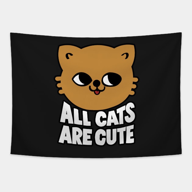 All cats are Cute Tapestry by lounesartdessin