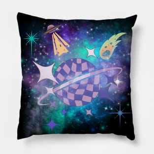Galactic Alien celestial Pillow