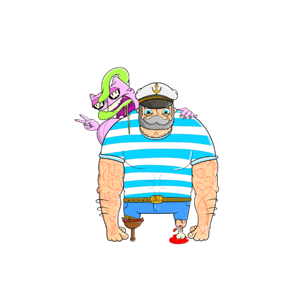 Sailor dude with homie by TRP613