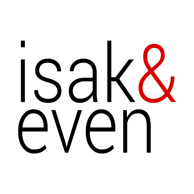 Isak & Even by byebyesally