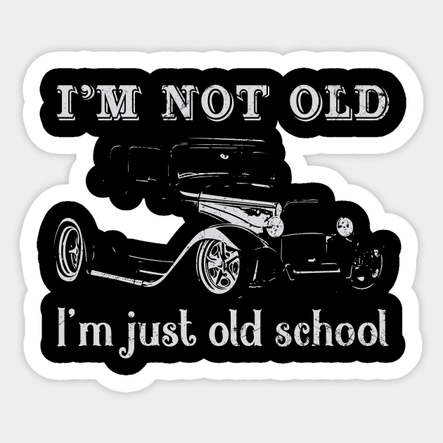 Old School. Sticker