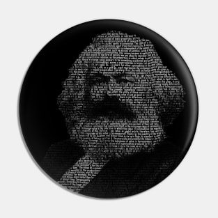 Karl Marx word portrait using passages from 'Das Kapital' Pin