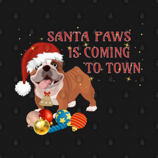 Cute bulldog Christmas by Craftycarlcreations