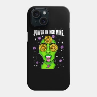 Power in her mind Phone Case