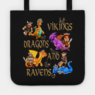 Vikings, Dragons, and RAVENS Tote