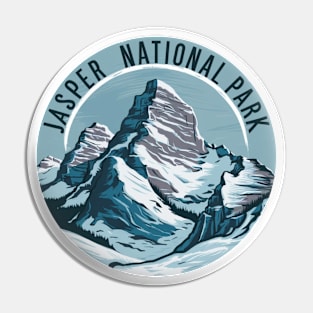 Snowy Jasper National Park Pin