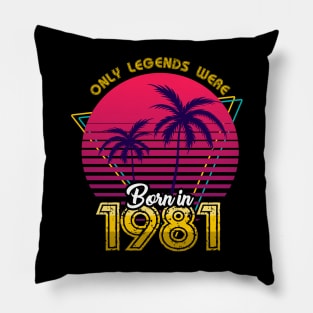 Born in 1981 T-Shirt Pillow