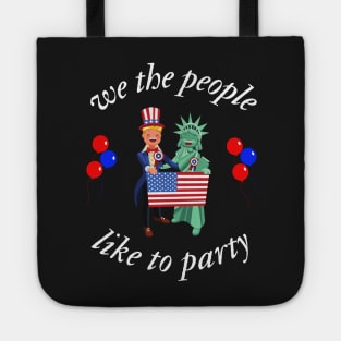 We The People Like To Party, 4th Of July Tote