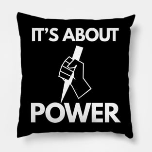 Buffy the vampire slayer quote it's about power Pillow