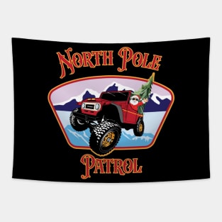 North Pole Patrol Tapestry