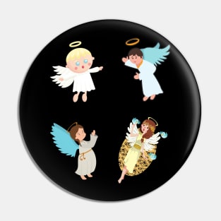 Angels on earth Pin