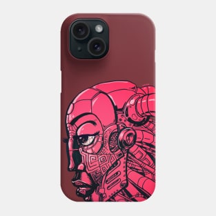 Robot Lady- Rose Phone Case